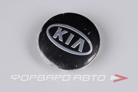 Купить Колпачок ступицы для литых дисков Kia, 49,1/52,8-59мм h11-16.4мм Black ободок <> Kia, 49,1/52,8-59