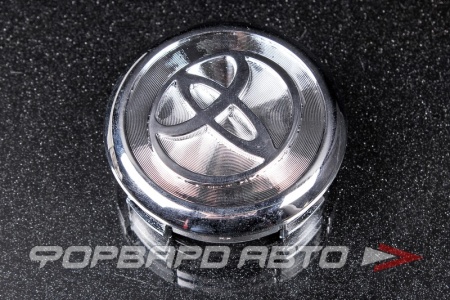Купить Колпачок ступицы для литых дисков Toyota, D59/63мм, h16.2-22мм, Silver рифлёный+ободок <> TY-08