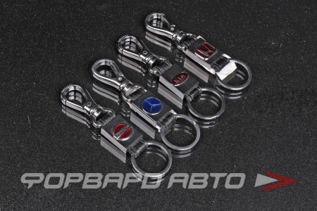 Купить Брелок с карабином кожа+металл SKYWAY HX-703