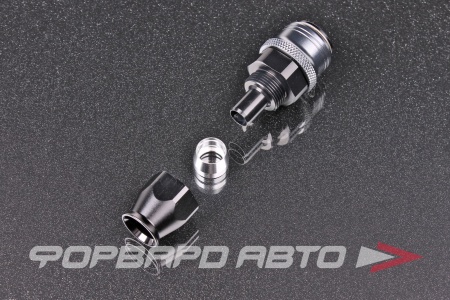 Купить Фитинг AN8 под шланг тефлоновый PTFE, быстросъемный (quick release) "мама" (female) AB88 