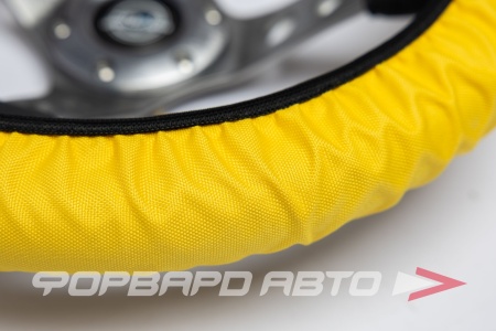 Купить Накидка на руль (чехол на руль) открытого типа, желтый VAIS Racing VRCSWo-Y