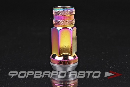 Купить Гайка колеса 12*1,25*47 конус вращающийся, открытая, ключ на 17, сталь, неохром ВЕКТОР 300944 SF Ti