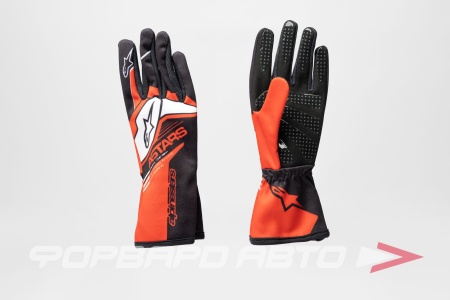 Купить Перчатки для картинга TECH-1 K RACE S v2 CORPORATE (L, красный/черный) ALPINESTARS 