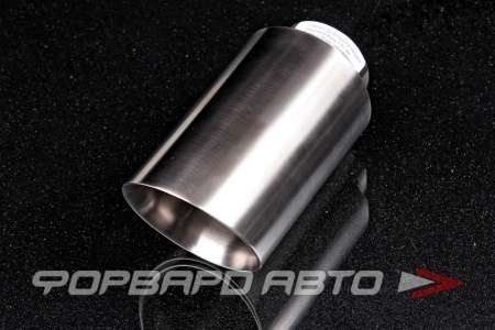 Купить Насадка глушителя Вход = 51 мм Выход = 76 мм (нержавеющая сталь) скошенная Formula-T 00-00000379