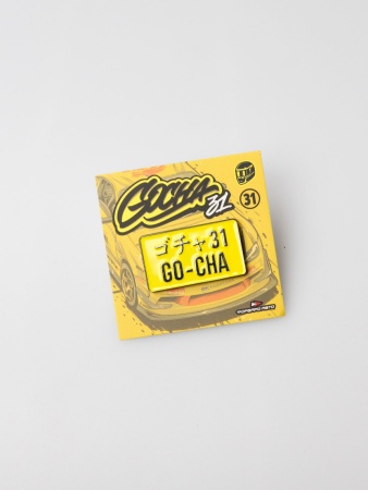 Купить Значок металлический (ПИН) "GO-CHA" ゴーチャ 31" ФОРВАРД АВТО 