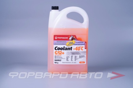 Купить Антифриз NIRO оранжевый, 5кг (G12+ MB, GM, VW) TOTACHI 47305