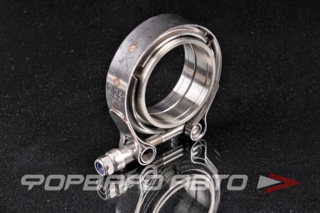 Купить Хомут V-Band 57 мм (2,25") + 2 фланца из нержавеющей стали (SS304) EPMAN EP-VKG225