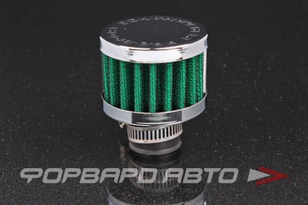 Купить Фильтр вентиляции картерных газов, D=15 мм., зеленый/хром PROSPORT RS-03579