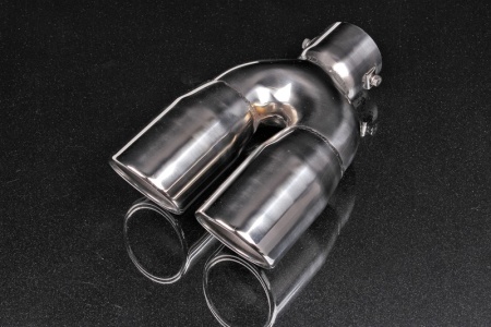 Купить Насадка глушителя Вход = 63мм, Выход = 76мм Длина 230мм DEX TY-E048