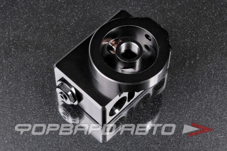 Купить Проставка адаптер под масляный фильтр с термостатом AN10, черная, 3/4 (85C) AB88  Купить Проставка адаптер под масляный фильтр с термостатом AN10, черная, 3/4 (85C) AB88