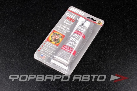 Купить Герметик силиконовый серый 999 85г. (до 343°С) ABRO 9-AB-RE