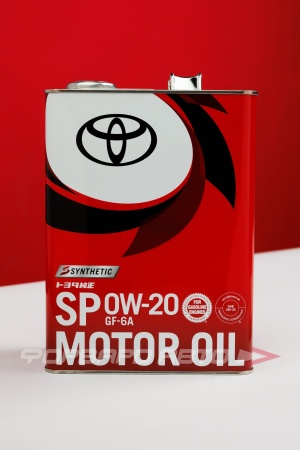 Купить Масло моторное 0W20 4л, SP GF-6A (м) TOYOTA 08880-13205