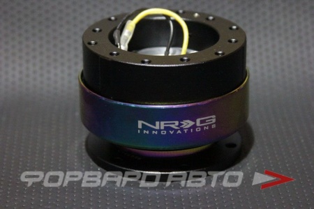 Купить Адаптер для рулевого колеса быстросъемный Quick Release Gen 2.0 - Black Body / Neochrome Ring NRG SRK-200BK/MC