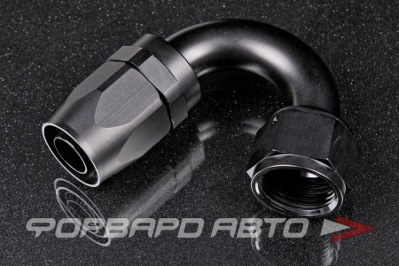 Купить Фитинг AN12 150°, под шланг AN, черный MELCO 