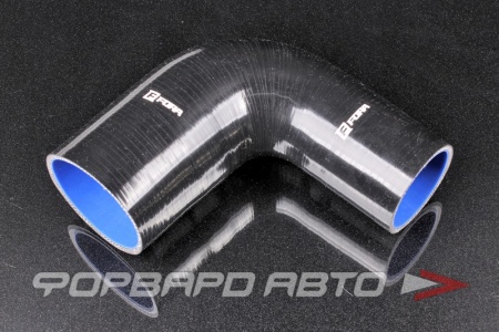 Купить Патрубок силиконовый 60-76 мм, 90°, L=150*150 мм, 4 слоя армировки, чёрный FORA ASHU04-90-60>76