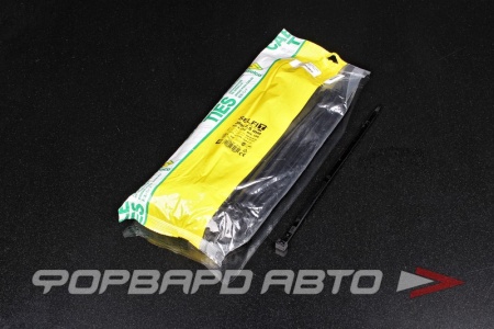 Купить Стяжка черная 7,5*280мм 100шт SAPISELCO 