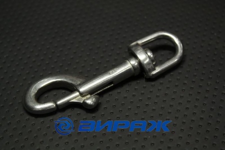Купить Карабин для строп с вертлюгом 12мм А4 нерж.  