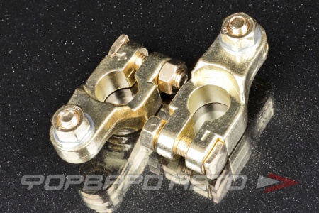 Купить Клемма аккумуляторная "±" желтые усиленные <> 7506