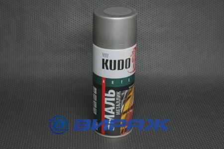 Купить Эмаль аэрозольная хром 520мл/270гр KUDO KU-1027