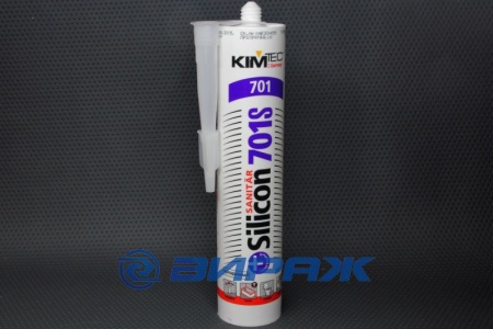Купить Герметик КИМ ТЕК 701S силиконовый санитарный бесцветный 310 мл  