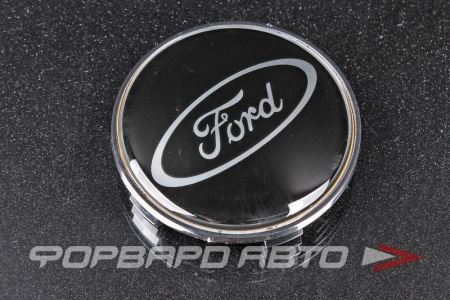 Колпачок ступицы для литых дисков Ford, 65/69.2-68 мм Black Китай Ford, 65/69.2-68