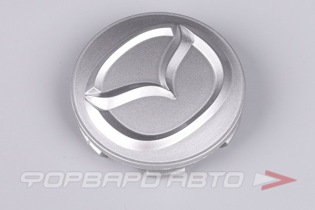 Купить Колпачок ступицы для литых дисков Mazda, D56/60мм, Silver_Tech Line Save Car 6_60ммS_TechLine