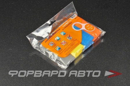 Купить Салфетка микрофибра 20х20см (4шт) в рулончиках AIRLINE AB-V-02