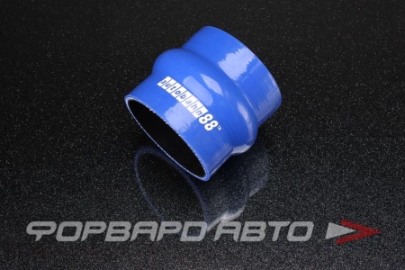 Купить Патрубок силиконовый 76 мм, демпферный, синий AUTOBAHN88 