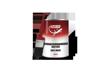 Купить Мастика шумоизоляционная, 1000г 3TON TМ-911