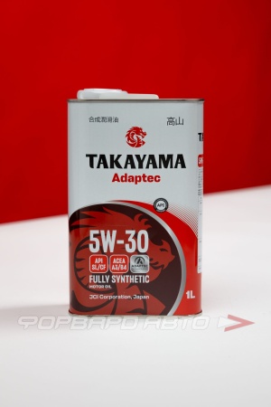 Купить Масло моторное 5W30 1л, ADAPTEC A3/B4 SL/CF металл (c) TAKAYAMA 6056095