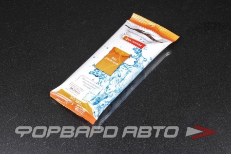 Купить Салфетки влажные для стекол (20шт) AIRLINE AN-M-01