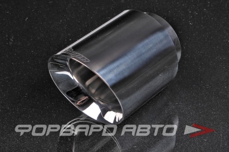 Купить Насадка глушителя Вход = 76 мм Выход = 102 мм (нержавеющая сталь), скошенная MPE 