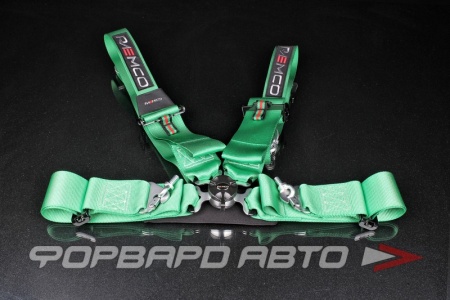 Купить Ремни 4-х точечные, 3"+2" зеленый RAEMCO C-4GR-H-ML