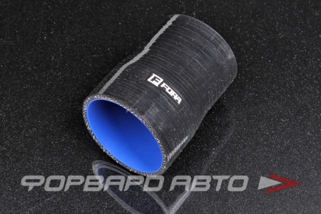 Купить Патрубок силиконовый 64-70 мм, L=100 мм, 4 слоя армировки, чёрный FORA ASHU02-64>70