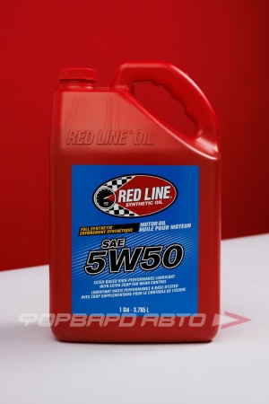 Купить Масло моторное 5W50 3,8л, синтетическое REDLINE 11605