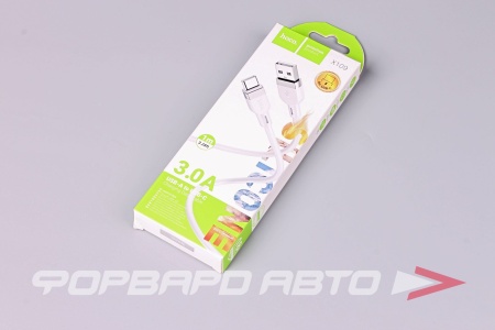 Купить Кабель USB Type-C силиконовый белый  1м HOCO X109