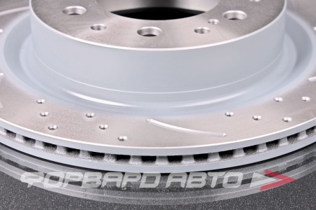 Купить Диск тормозной перфорированный, правый G-BRAKE GFR-22967R