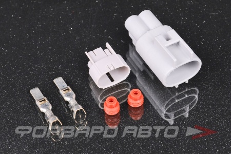 Купить Разъем 2-х контактный вентилятора радиатора (без провода) CARGEN AX8542S