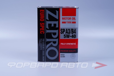 Купить Масло моторное 5W40 4л, EURO SPEC FS SP/CF, A3/B4 (с) ZEPRO 1849-004-0