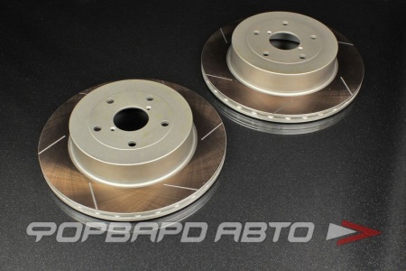 Купить Диски тормозные задние с насечками Subaru Impreza WRX STI GDB, Type FS DIXCEL 3657014
