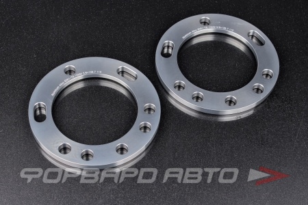 Купить Проставки колесные 10 мм, 5/6*139,7 (Cruiser, Pajero, Vitara, Niva - 4WD) CNC, shiny grey anodized HT 