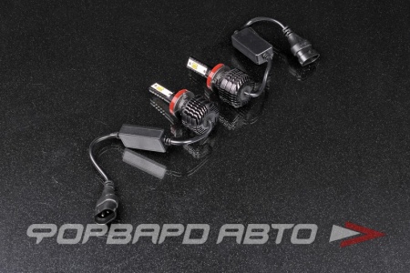 Купить Лампа светодиодная головного света H11 12-24V 36W, 4000LM, 6000K/3000K, с радиатором SARITI 