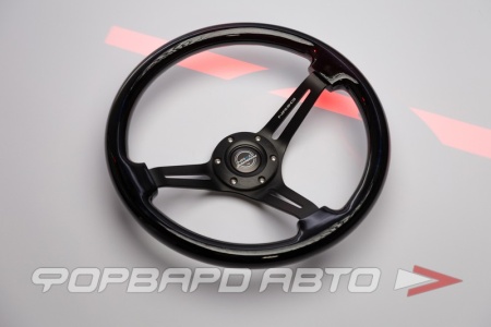 Купить Руль 350 мм, большой вылет, BLACK NRG RST-018BK-BK