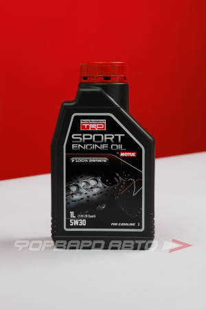 Масло моторное 5W30 1л, TRD SPORT ENGINE OIL GASOLINE ACEA C2 MOTUL 110939