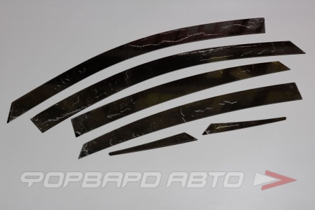 Купить Дефлекторы окон Hyundai Solaris 2010-2017 Sedan 6 шт. Strelka11 2D027.S11