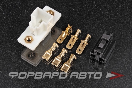 Купить Разъем 3 way Т-образный с креплением на корпус  UH-3P kit