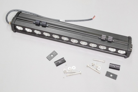 Купить Фара светодиодная 120W (10W*12), 9-32V, 6500K, 10200Lm, Размер: Lфара=580, H=65, h=95, Комбинированный свет FHE-technology HT-10 120W combo (CREE)