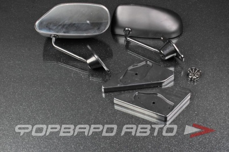 Купить Зеркало "Формула 2", матовое черное (2 штуки) PROSPORT RS-08327