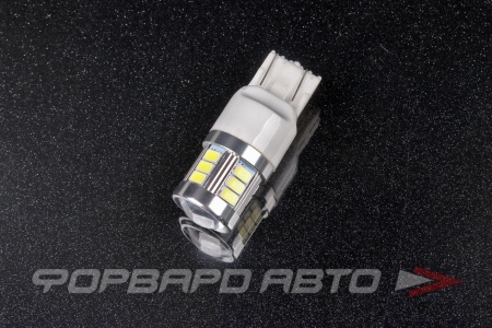 Купить Лампа светодиодная 12-24V W21/5W S25 18 SMD биполярная, белая SKYWAY S08202044