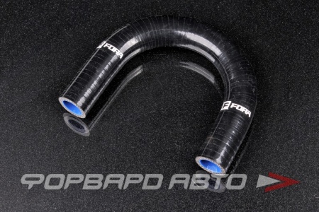 Купить Патрубок силиконовый 18 мм, 180°, 3 слоя армировки, чёрный FORA ASHU09-18-180